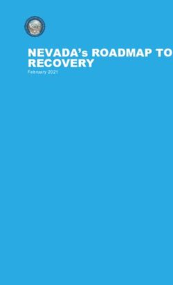 NEVADA's ROADMAP TO RECOVERY - February 2021 - Nevada Health ...