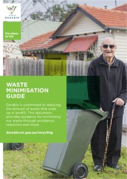 WASTE MINIMISATION GUIDE - Darebin is committed to reducing the amount of waste that ends up in landfill. This document provides guidance for ...