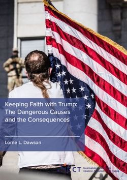 Keeping Faith with Trump: The Dangerous Causes and the Consequences - Lorne L. Dawson - International Centre for Counter ...