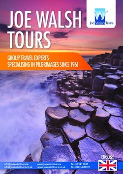 JOE WALSH TOURS GROUP TRAVEL EXPERTS SPECIALISING IN PILGRIMAGES SINCE 1961 - ENGLISH