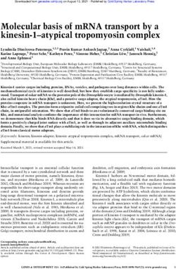 Molecular basis of mRNA transport by a kinesin-1-atypical tropomyosin complex - Genes Dev