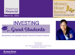 March 22, 2022 Sponsored by the Graduate Student Council & Powercat Financial - Presented by: Jackie Koski
