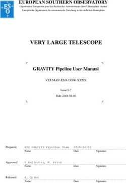 VERY LARGE TELESCOPE EUROPEAN SOUTHERN OBSERVATORY - ESO