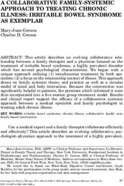 A COLLABORATIVE FAMILY-SYSTEMIC APPROACH TO TREATING CHRONIC ILLNESS: IRRITABLE BOWEL SYNDROME AS EXEMPLAR
