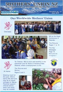 MOTHERS' UNION NZ - Mothers' Union NZ