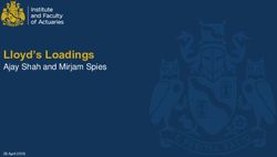 Lloyd's Loadings Ajay Shah and Mirjam Spies