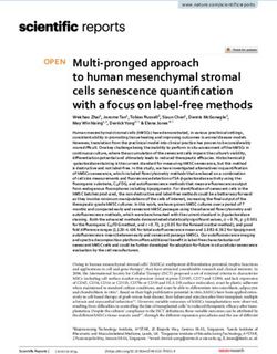 Multi pronged approach to human mesenchymal stromal cells senescence quantification with a focus on label free methods - Nature