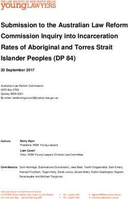Submission to the Australian Law Reform Commission Inquiry into Incarceration Rates of Aboriginal and Torres Strait Islander Peoples (DP 84)