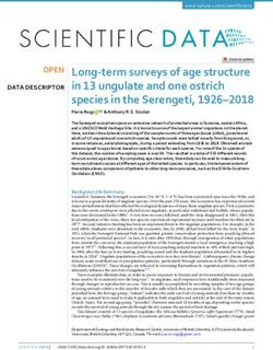 Long-term surveys of age structure in 13 ungulate and one ostrich species in the Serengeti, 1926-2018 - Nature