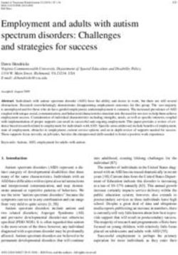 Employment and adults with autism spectrum disorders: Challenges and strategies for success