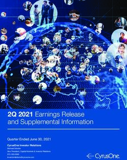 2Q 2021 Earnings Release and Supplemental Information