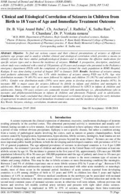 Clinical and Etiological Correlation of Seizures in Children from Birth to 18 Years of Age and Immediate Treatment Outcome