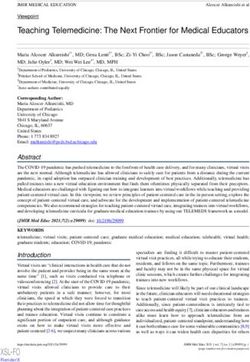 Teaching Telemedicine: The Next Frontier for Medical Educators - JMIR Medical Education