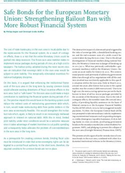 Safe Bonds for the European Monetary Union: Strengthening Bailout Ban with More Robust Financial System