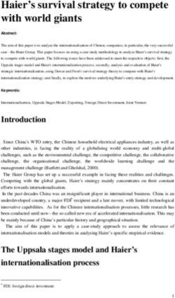 Haier's survival strategy to compete with world giants