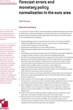 Monetary policy normalisation in the euro area - Bruegel