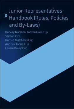 Junior Representatives Handbook (Rules, Policies and By-Laws) - Harvey Norman Tarsha Gale Cup SG Ball Cup Harold Matthews Cup Andrew Johns Cup ...