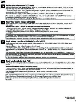 Half Facepiece Respirator 7500 Series - 3M