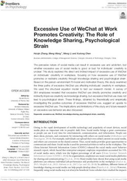 EXCESSIVE USE OF WECHAT AT WORK PROMOTES CREATIVITY: THE ROLE OF KNOWLEDGE SHARING, PSYCHOLOGICAL STRAIN - FRONTIERS