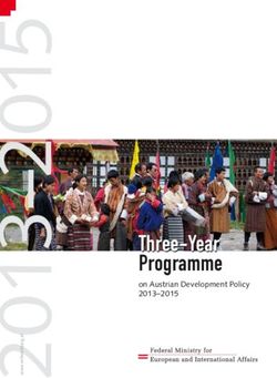 Three-Year Programme on Austrian Development Policy 2013-2015
