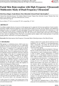 Facial Skin Rejuvenation with High Frequency Ultrasound: Multicentre Study of Dual-Frequency Ultrasound