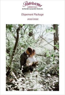 Elopement Package 2021/2022 - Petersons Guesthouse ...