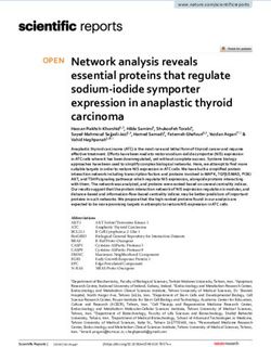 Network analysis reveals essential proteins that regulate sodium iodide symporter expression in anaplastic thyroid carcinoma - Nature