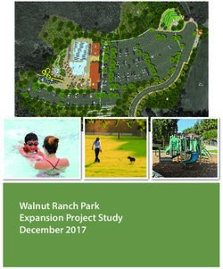 Walnut Ranch Park Expansion Project Study December 2017 - City of Walnut