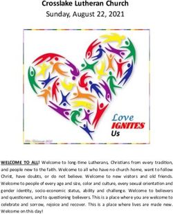 Crosslake Lutheran Church - Sunday, August 22, 2021