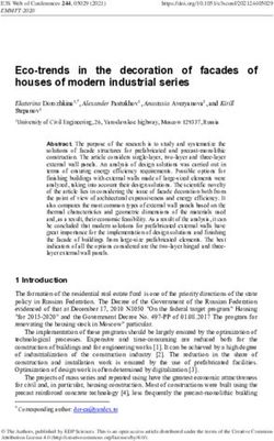 Eco-trends in the decoration of facades of houses of modern industrial series