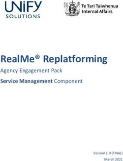 REALME REPLATFORMING AGENCY ENGAGEMENT PACK - SERVICE MANAGEMENT COMPONENT - REALME FOR DEVELOPERS AND ...
