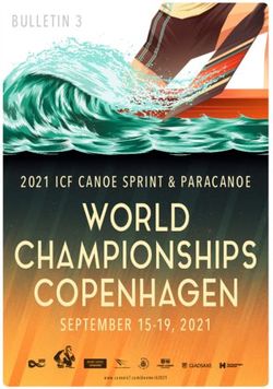 WORLD CHAMPIONSHIPS COPENHAGEN - BULLETIN 3 - SEPTEMBER 15-19, 2021 - 2021 ICF CANOE SPRINT & PARACANOE - International Canoe ...