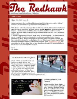 April 1, 2021 - Saint Rose of Lima Catholic School