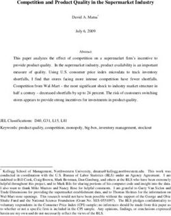 Competition and Product Quality in the Supermarket Industry