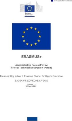 ERASMUS+ Administrative Forms (Part A) Project Technical Description (Part B) - EACEA-03-2020 ECHE-LP-2020 - Conservatorio di Cagliari