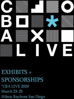EXHIBITS + SPONSORSHIPS - *CBA LIVE 2020 March 23-25 Hilton Bayfront San Diego - Consumer Bankers Association