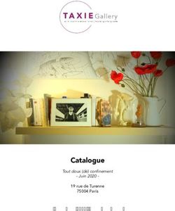 Catalogue Taxie Gallery Since 2001 - wwww.taxie-gallery.com - 19 rue de Turenne 75004 Paris