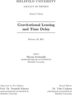 Gravitational Lensing and Time Delay - Uni Bielefeld