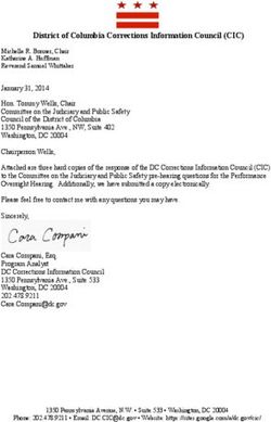 District of Columbia Corrections Information Council (CIC)
