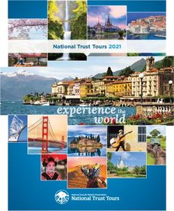 National Trust Tours 2021