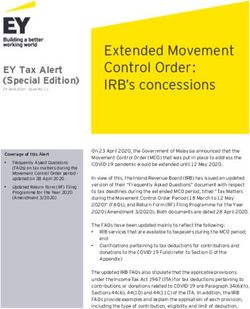 Extended Movement Control Order: IRB's concessions
