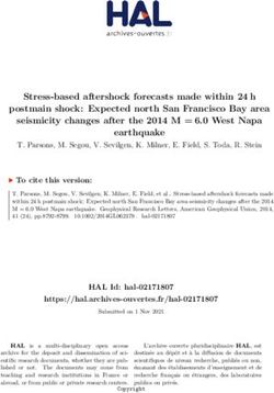 Stress-based aftershock forecasts made within 24 h postmain shock: Expected north San Francisco Bay area seismicity changes after the 2014 M = 6.0 ...