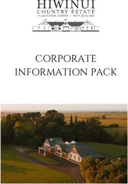 CORPORATE INFORMATION PACK