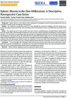 Splenic Abscess in the New Millennium: A Descriptive, Retrospective Case Series