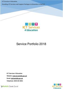Service Portfolio 2018 - ICT Services 4 Education Providing ICT Services and Support Packages to Education in Norfolk - Norfolk County ...