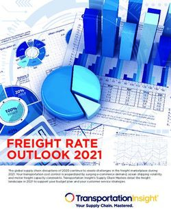 FREIGHT RATE OUTLOOK 2021 - Transportation Insight