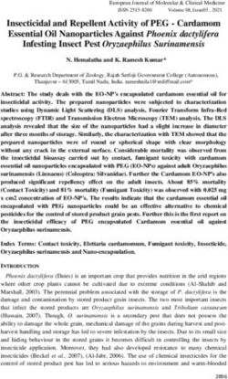 Insecticidal and Repellent Activity of PEG - Cardamom Essential Oil Nanoparticles Against Phoenix dactylifera Infesting Insect Pest Oryzaephilus ...