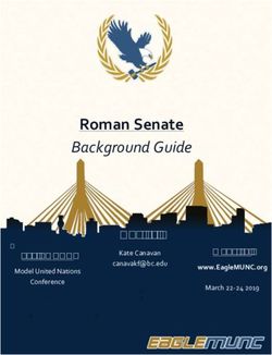 Roman Senate Background Guide - Chairs: Kate Canavan - EagleMUNC