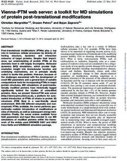 Vienna-PTM web server: a toolkit for MD simulations of protein post-translational modifications