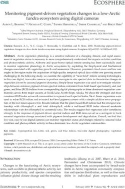 Monitoring pigment-driven vegetation changes in a low-Arctic tundra ecosystem using digital cameras - GFZpublic